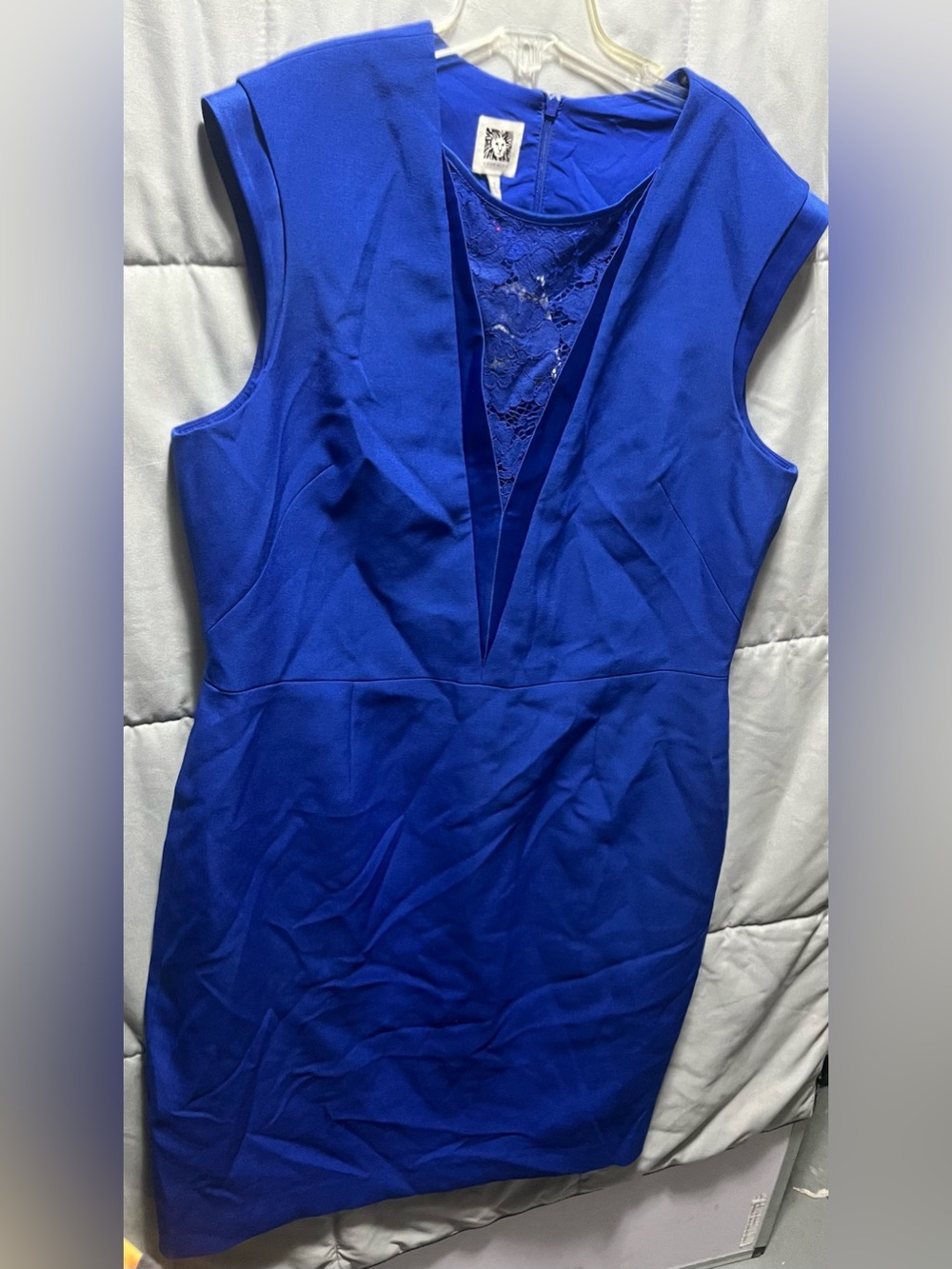 Anne Klein Dress Size 16 NWT New Royal Blue Gorgeous